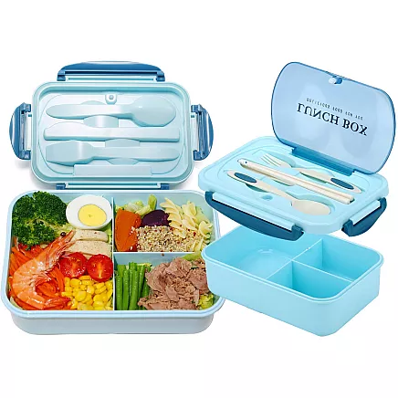 Lunchbox breakfast box lunch box with compartments cutlery