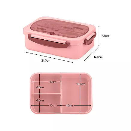 Lunchbox breakfast box lunch box with compartments cutlery