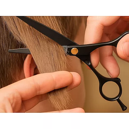 Professional hairdressing scissors for hair cutting and trimming