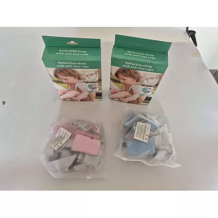 Regulējami bērnu drošības iemaukti ar aproci pret pazušanu