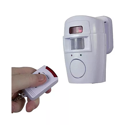 Wireless movement sensor alarm + 2 key fobs 105db