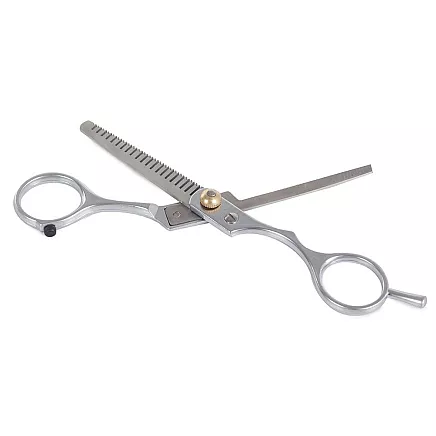 Hairdressing scissors for shading deglossing