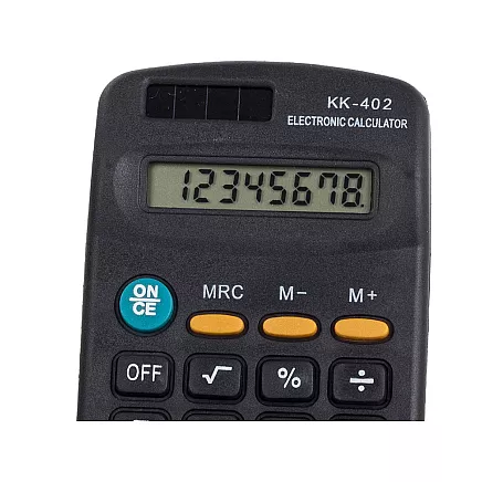 Classic pocket calculator 8 digits basic
