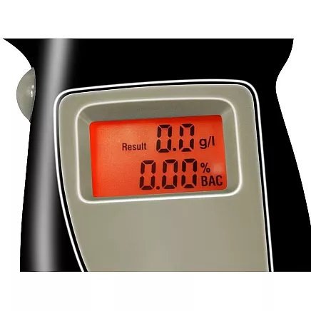 Breathalyser with replaceable mouthpieces 5 tips lcd