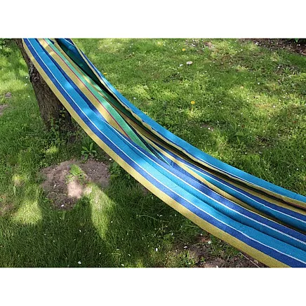 Гамак Garden Home Single Hammock - 200x80 см, сине-золотой