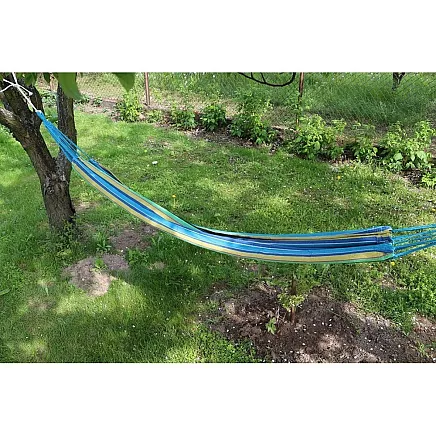 Гамак Garden Home Single Hammock - 200x80 см, сине-золотой