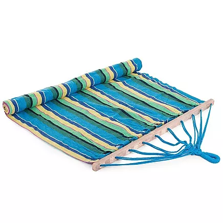 Garden hammock with frame hanging rocker with ropes