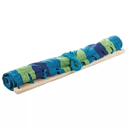 Garden hammock with frame hanging rocker with ropes