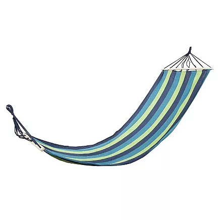 Garden hammock with frame hanging rocker with ropes