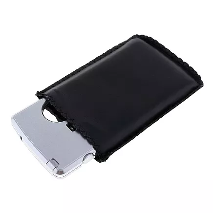 Kabatas lupa ar LED apgaismojumu 3x 6x, sudraba