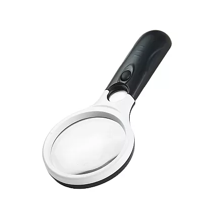 Ручная ювелирная лупа со светодиодом 45x22 мм, 3x75 мм