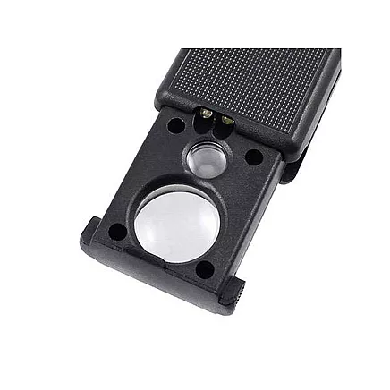 Pocket magnifier jubil. Uv extended led 30x 60x