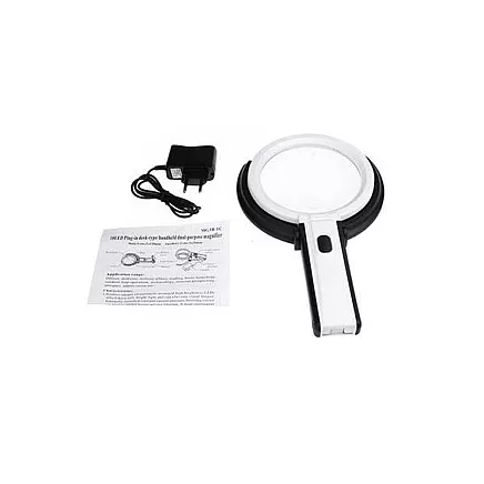 Loupe magnifying glass illuminated 1.8x 138mm