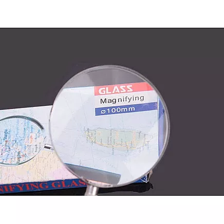 Classical metal magnifying glass lens 100mm
