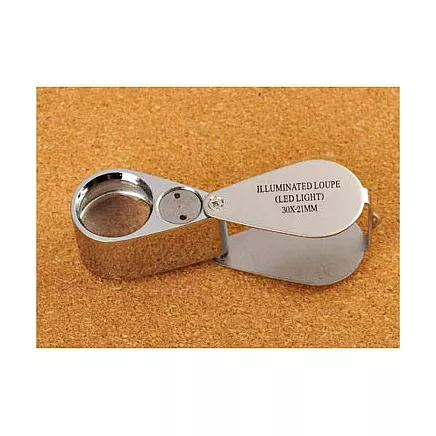 Lunge of jubilers lunge foldable 2led 30x 21mm