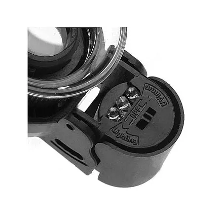 Jewellers loupe 2 led uv 45x glass
