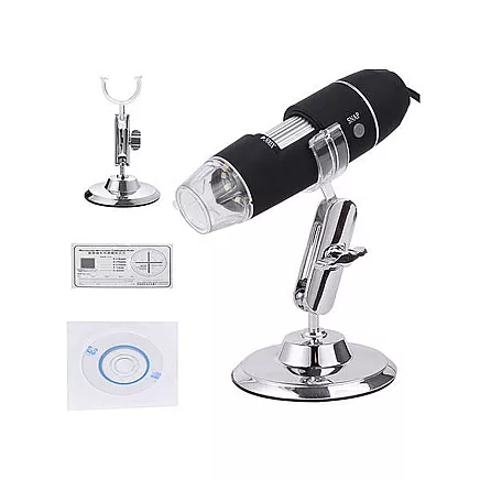 Digital mikroscop usb 8 led smd 1000x lupa zoom