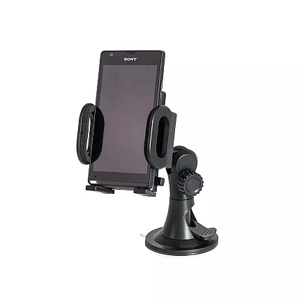 Car holder adjustable for phone gps windshield