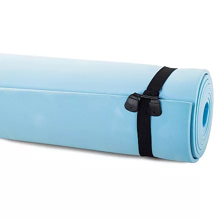 Gymnastics yoga fitness pilates mat / hiking camping mat 0.5cm 180x50cm, blue