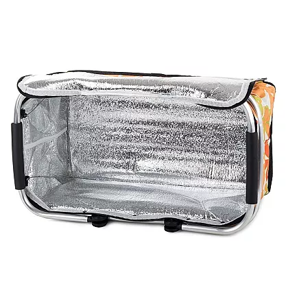 Thermal picnic basket shopping basket