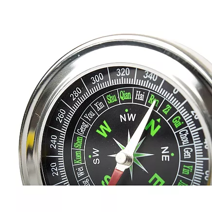 Metal compass tourist pocket compass
