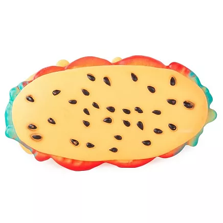 Pīkstoša gumijas rotaļlieta suņiem Hamburgers