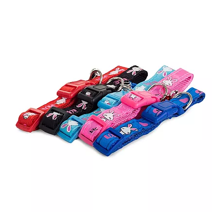 Materiāla kaklasiksna sunim vai kaķim ar zvaniņu, 1,5 cm