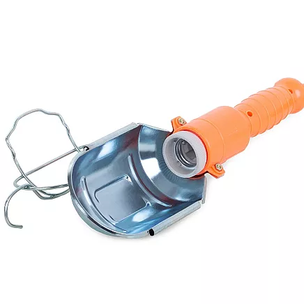 Garāžas lampa ar 10m kabeli 230V ar āķi