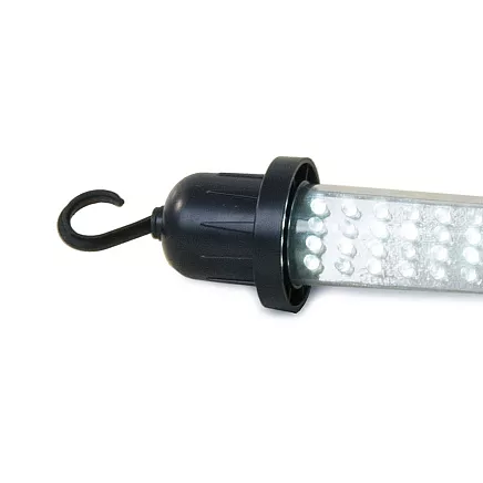 Darbnīcas lampiņa 60 LED, 12V/230V strāvas padeve