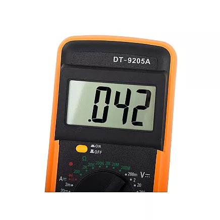 Digital multimeter current meter dt9205a lcd cyfra