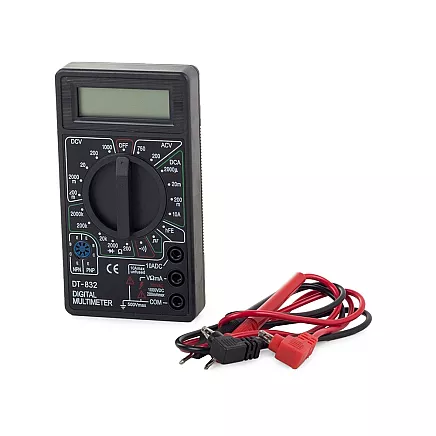 Multimeter digital tester with lcd signal