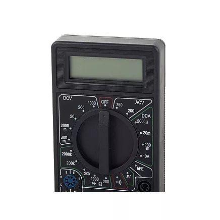 Multimeter digital tester with lcd signal