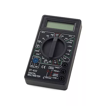 Multimeter digital tester with lcd signal