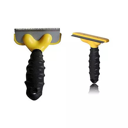 Pavilnas ķemme suņiem un kaķiem 10 cm, trimmeris spalvas izkrišanas samazināšanai