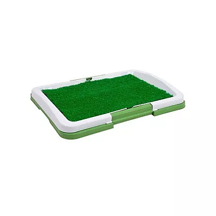 Puppy dog grass litter tray learning mat