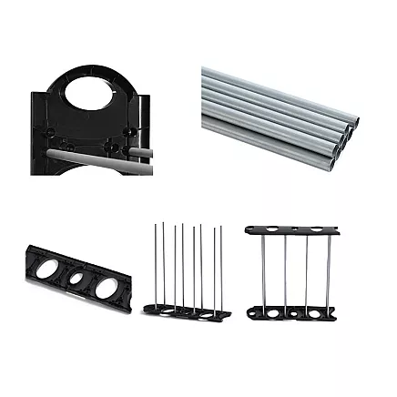 Daudzstāvu Kurpju Apavu Plaukts Skapis, 4 plaukti