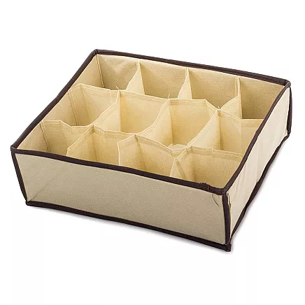 Underwear organiser socks drawer beige 12