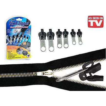 Zipper repair kit zipper lock