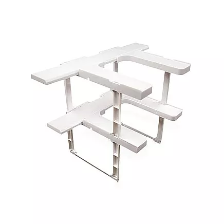 Bin organiser kitchen cupboard shelf