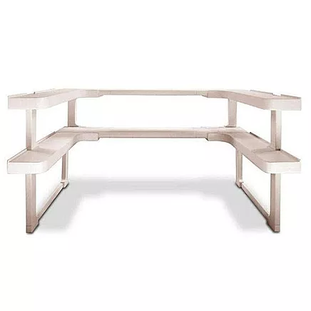 Bin organiser kitchen cupboard shelf