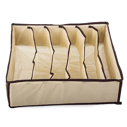 Underwear organiser for wardrobe drawer 6 socks