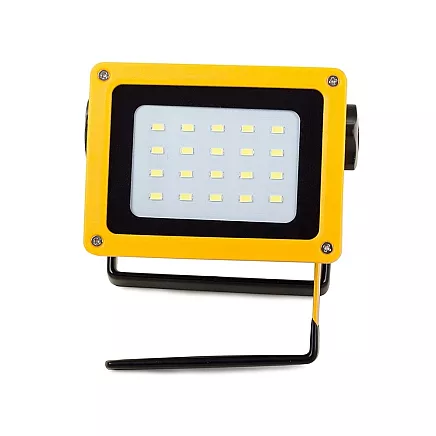 Portatīvais LED prožektors 100W ar akumulatoru, 20 SMD