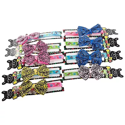 Dog cat collar with bell adjustable