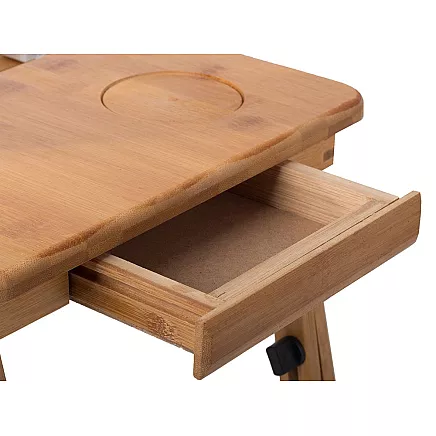 Laptop table bamboo laptop bed tray