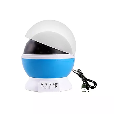 2in1 rotating starry night light
