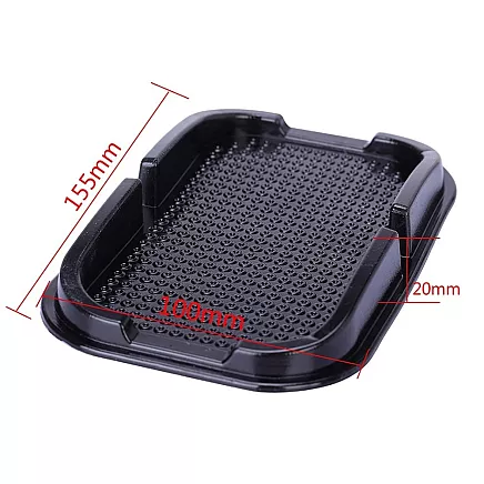 Sticky non-slip mat for phones