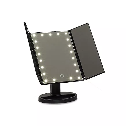 Led illuminated cosmetic make-up mirror