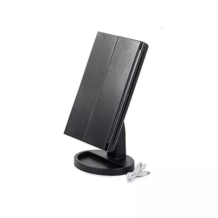 Led illuminated cosmetic make-up mirror