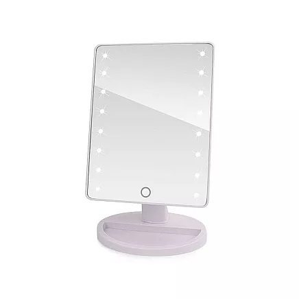 Large, 16 LED illuminated cosmetic mirror