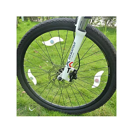 Luminiscējošs LED velosipēda spieķa vāciņš sarkans